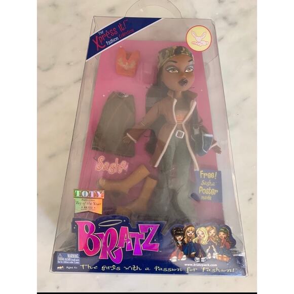 NIB Vintage 2002 Bratz Sasha Doll